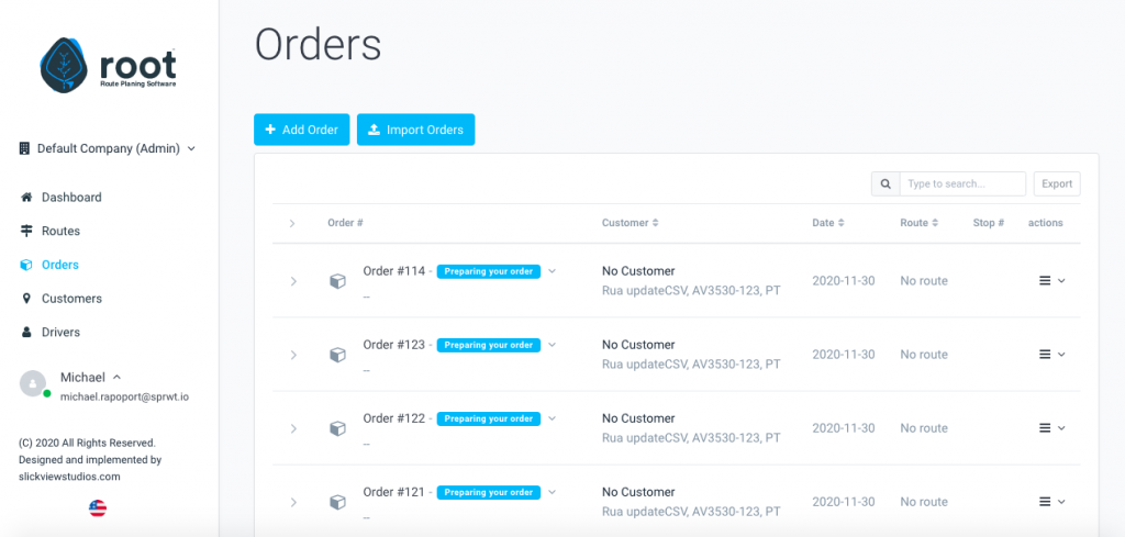 Manage Delivery Order